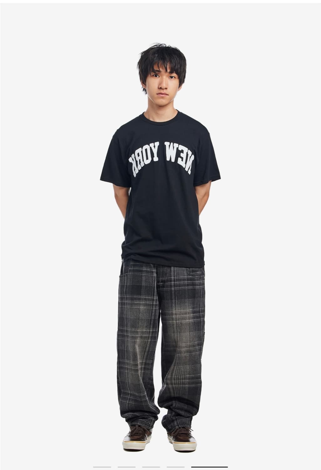 스타팀 플레드 스타 진 블랙 바지 상품이미지3