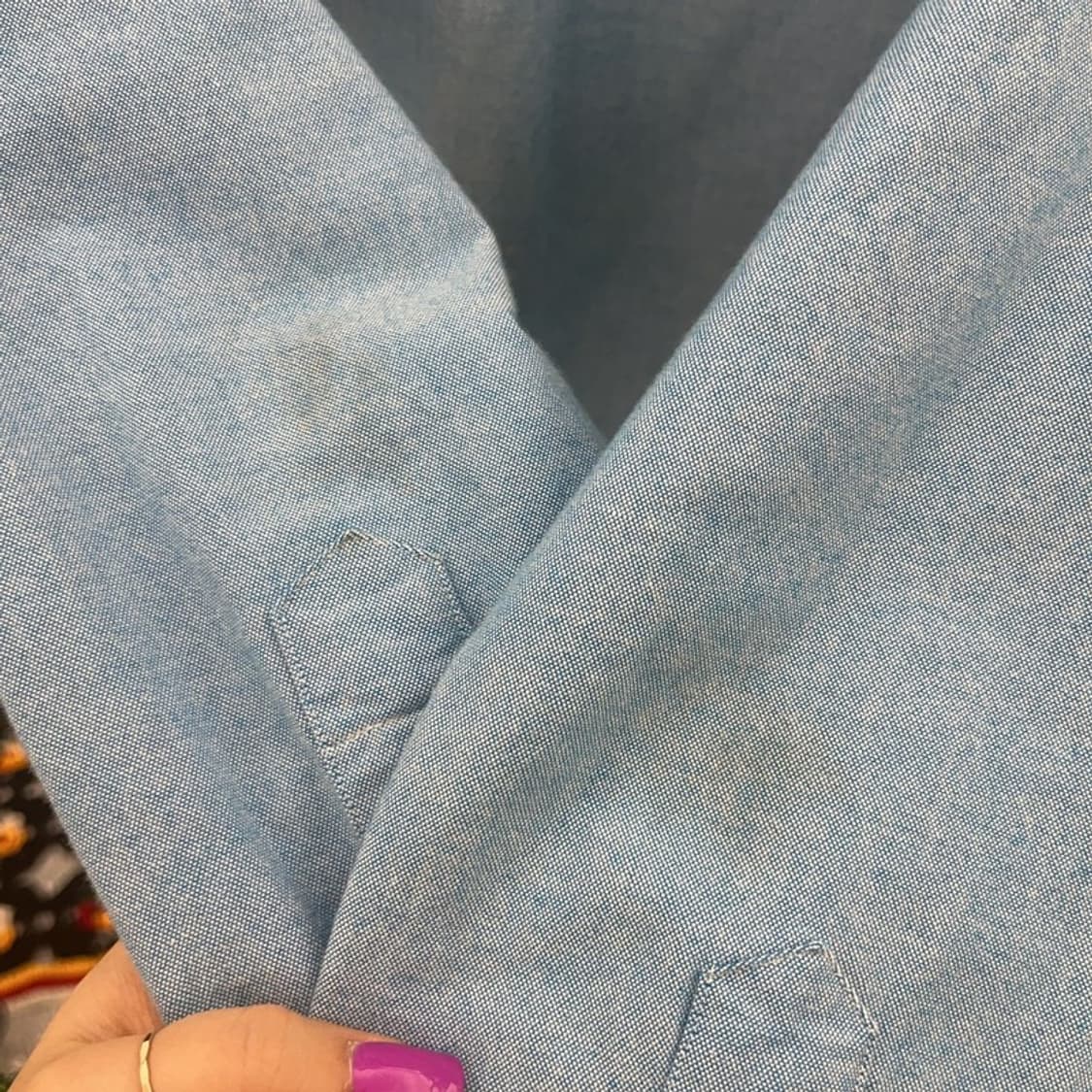 폴로 랄프로렌 멀티포니 옥스포드 파스텔 블루 셔츠 S C07025 상품이미지7