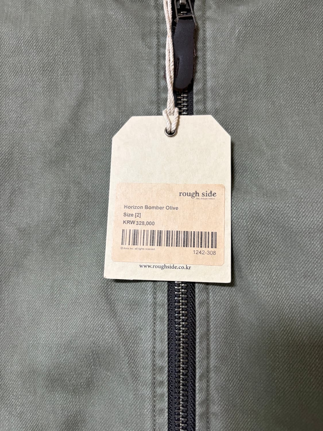 [2] 러프사이드 24fw 호라이즌 봄버 올리브 상품이미지2