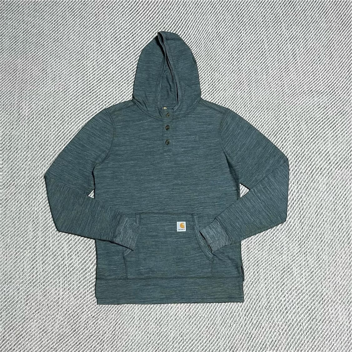 [M] Carhartt 칼하트 우먼즈 헨리넥 후드티 상품이미지1