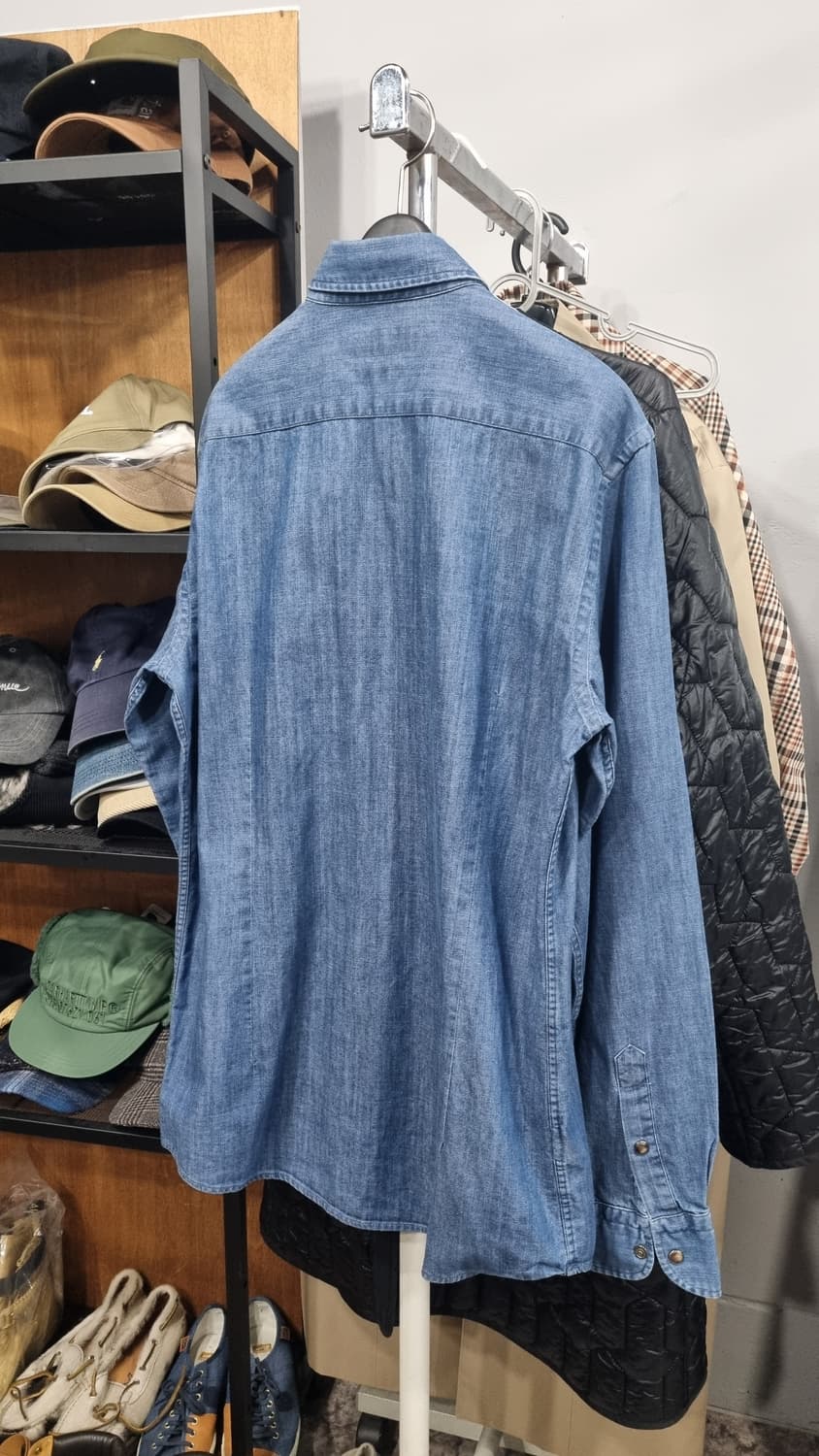 (마시모두띠) 봄남방 (웨스턴 데님셔츠) 100~슬림105 상태깔끔 상품이미지3