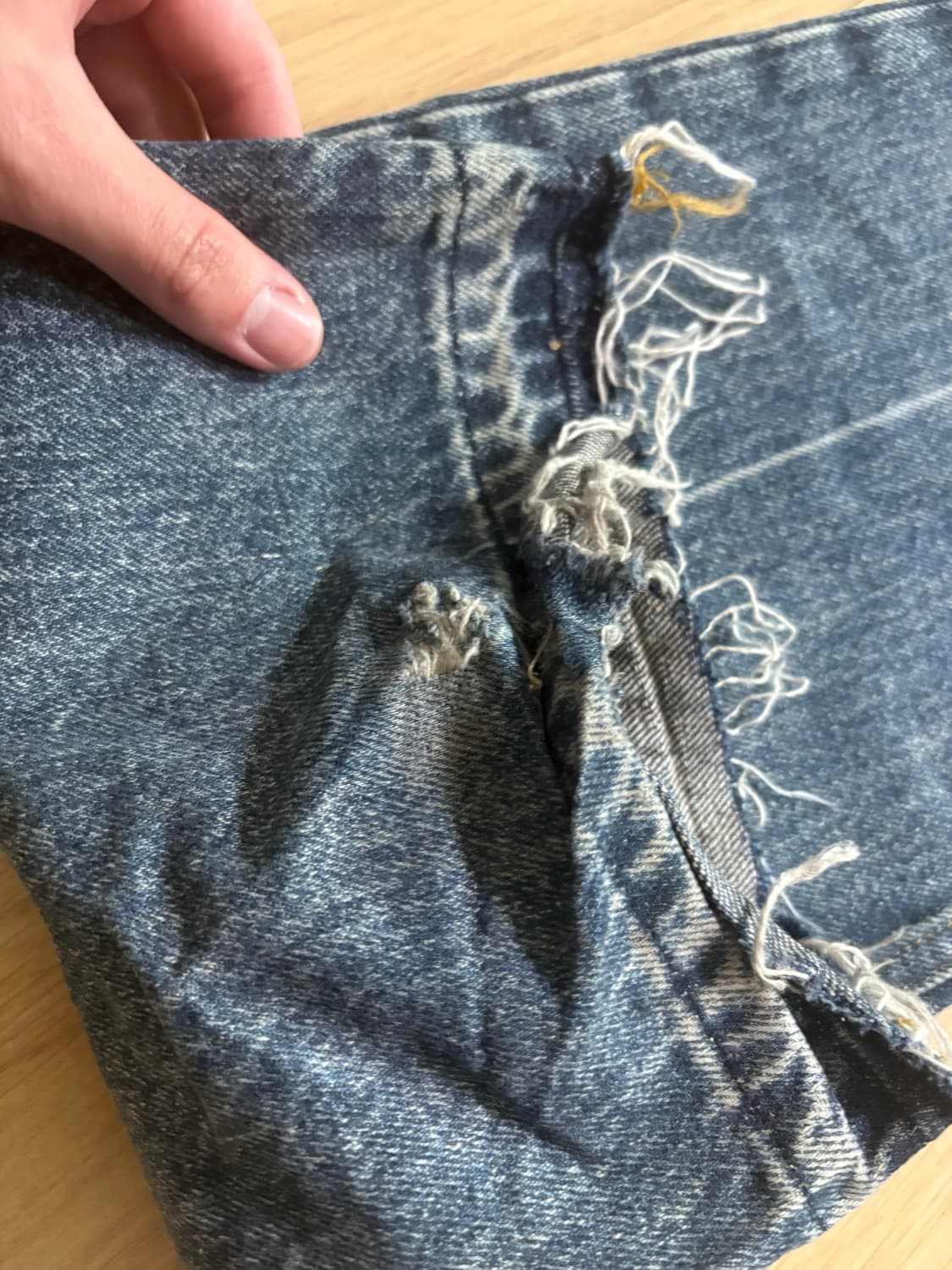 Guess USA 미드라이즈 플레어 데님 팬츠 30 상품이미지5