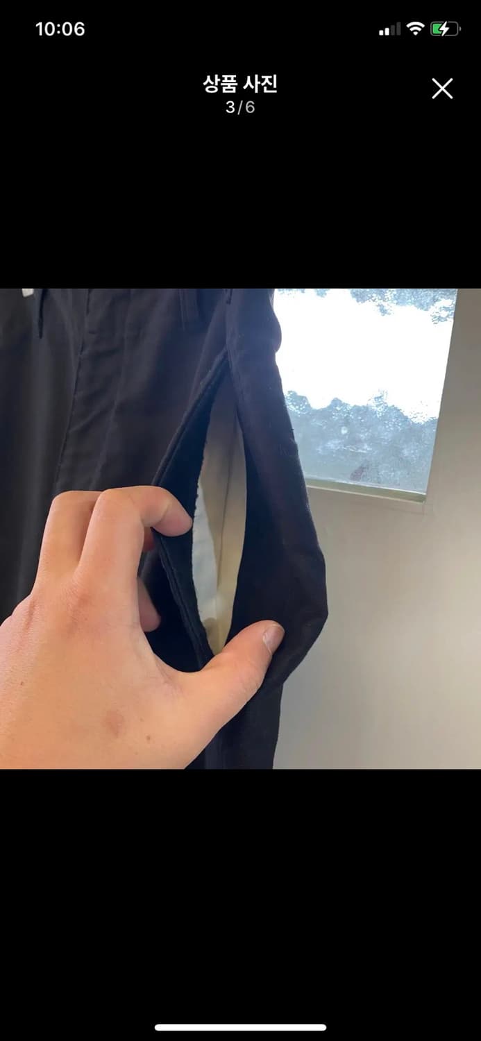 UNIQLO U 유니클로U 치노팬츠 블랙 76사이즈 상품이미지3