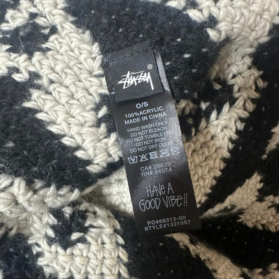 스투시 웨이브 니트 버킷햇 본 상품이미지2