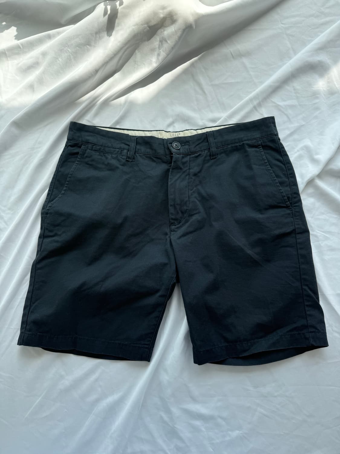 H&M LOGG 네이비 면 반바지 상품이미지1