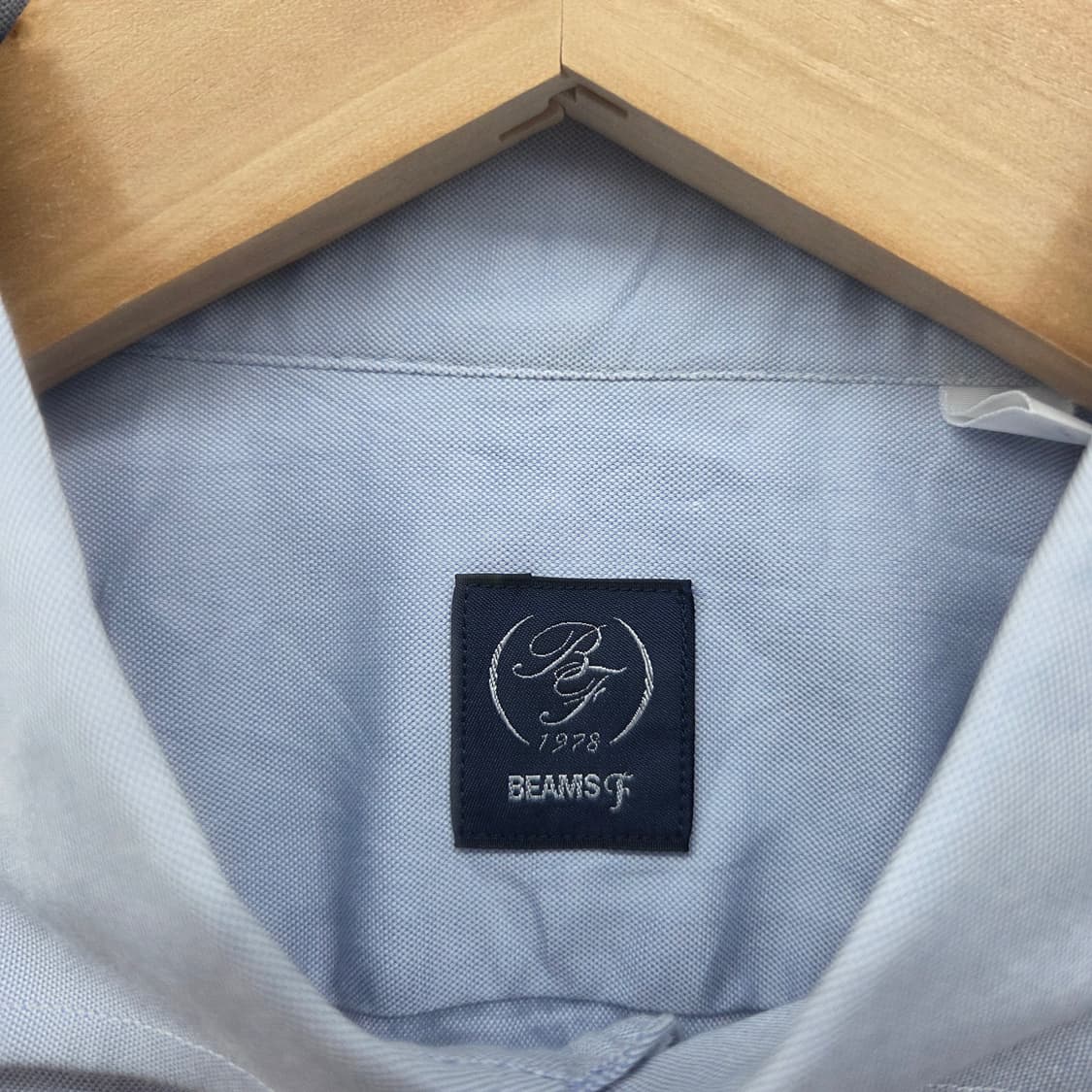 빔즈 반팔 셔츠 하늘색 남방 남m 상품이미지3