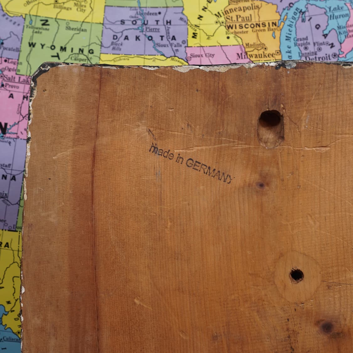 빈티지 소품 Germany 통원목 수제 우드 카빙 상품이미지8