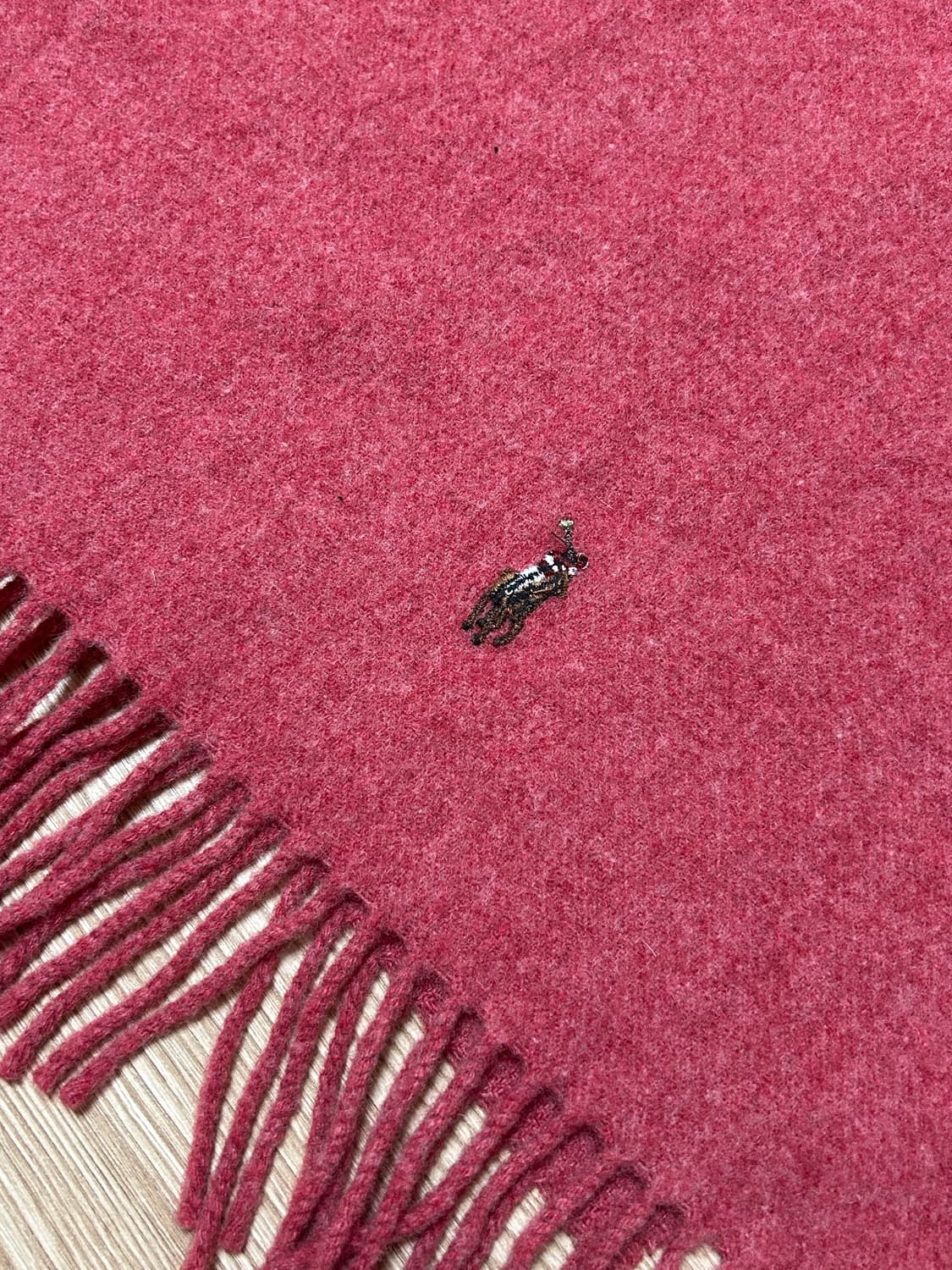 폴로 랄프로렌 울 머플러 핑크 상품이미지1