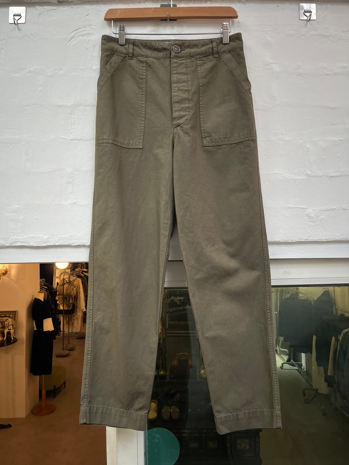 Officine Generale 우먼 카키 퍼티그팬츠 W27 상품이미지1