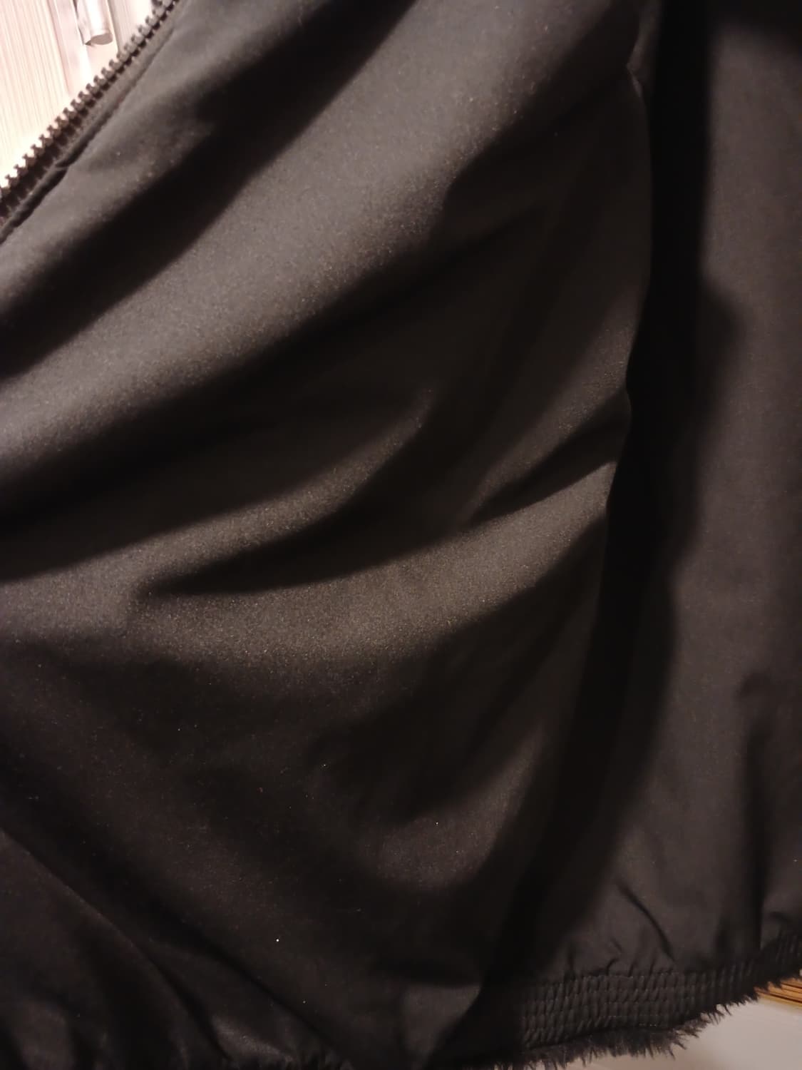 나이키 빅스우시 정품 여성 블랙 퍼 자켓 XL 사이즈 상품이미지3