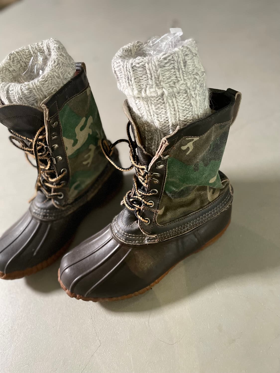 카벨라스 90‘s Vintage Camo Duck Boots 상품이미지3