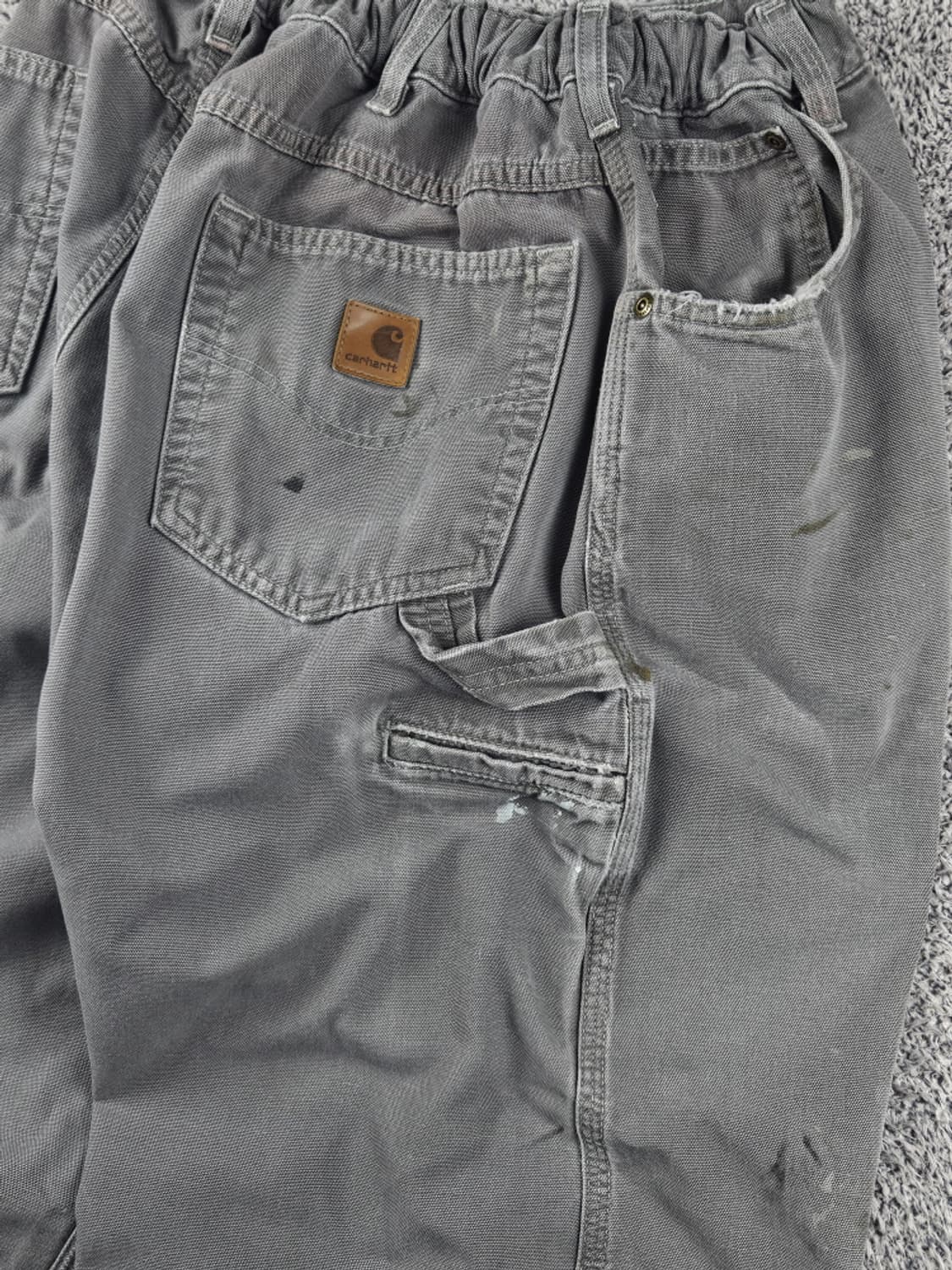 칼하트 밴딩커스텀 캔버스 카펜터 워크 팬츠 (38X34) / 10637 상품이미지8