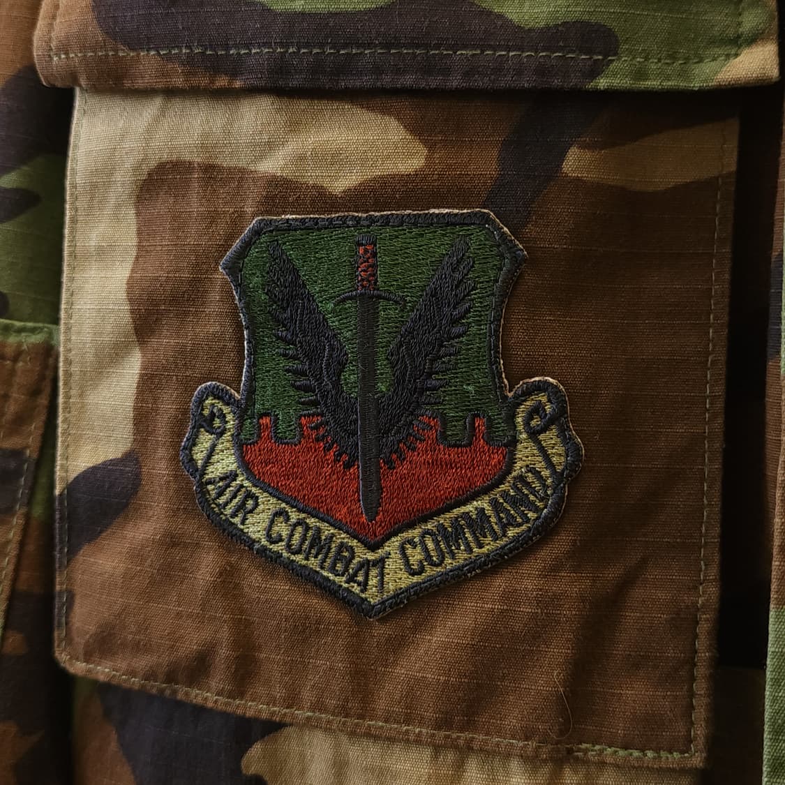 90s 미군 우드랜드 카모셔츠 BDU 라지 레귤러 상품이미지7