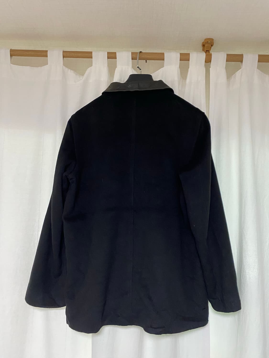 아네스 베 레더 카라 울 자켓 (Made in France) 상품이미지2