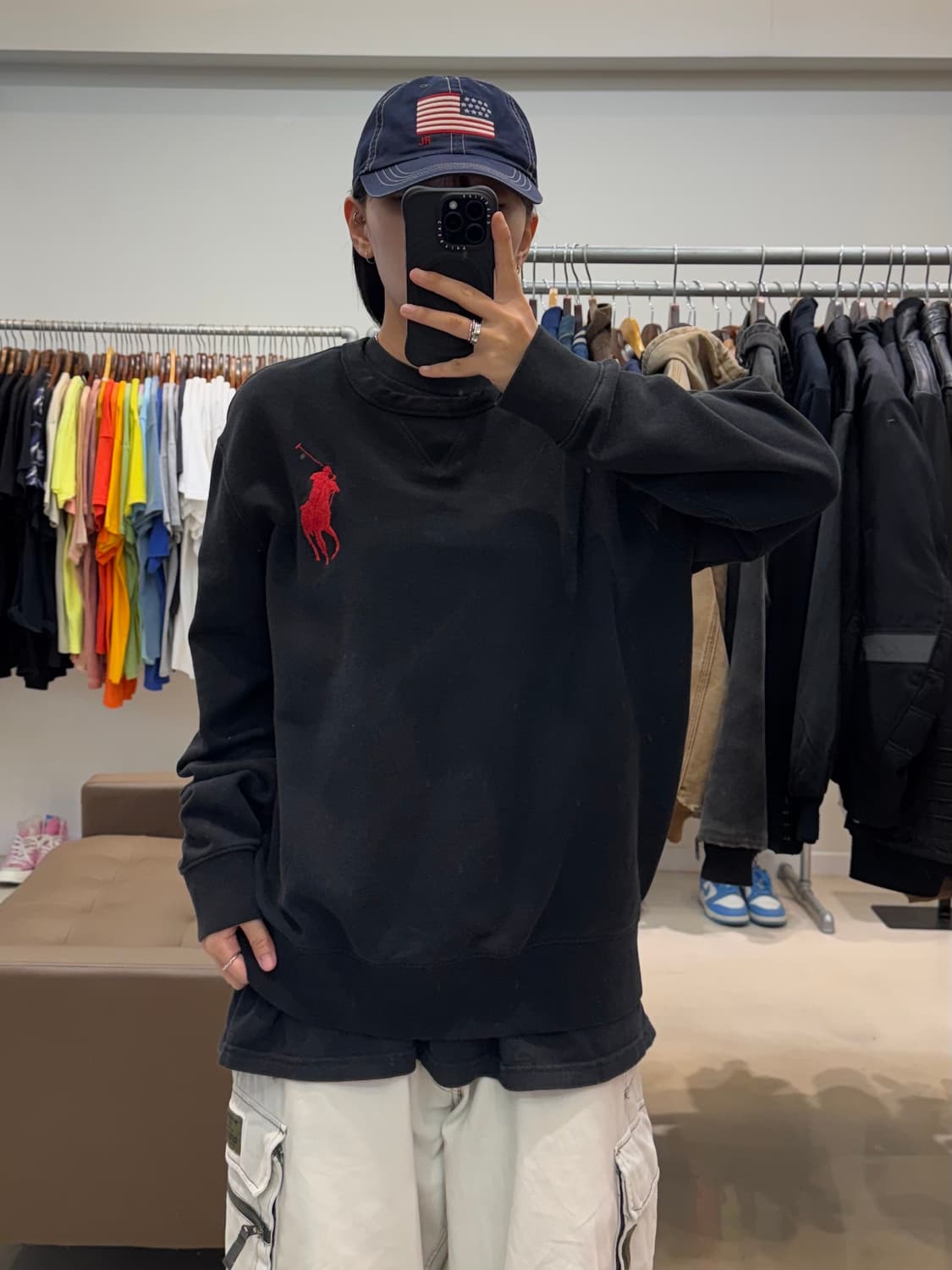 폴로 랄프로렌 빅포니 로고 맨투맨 상품이미지5