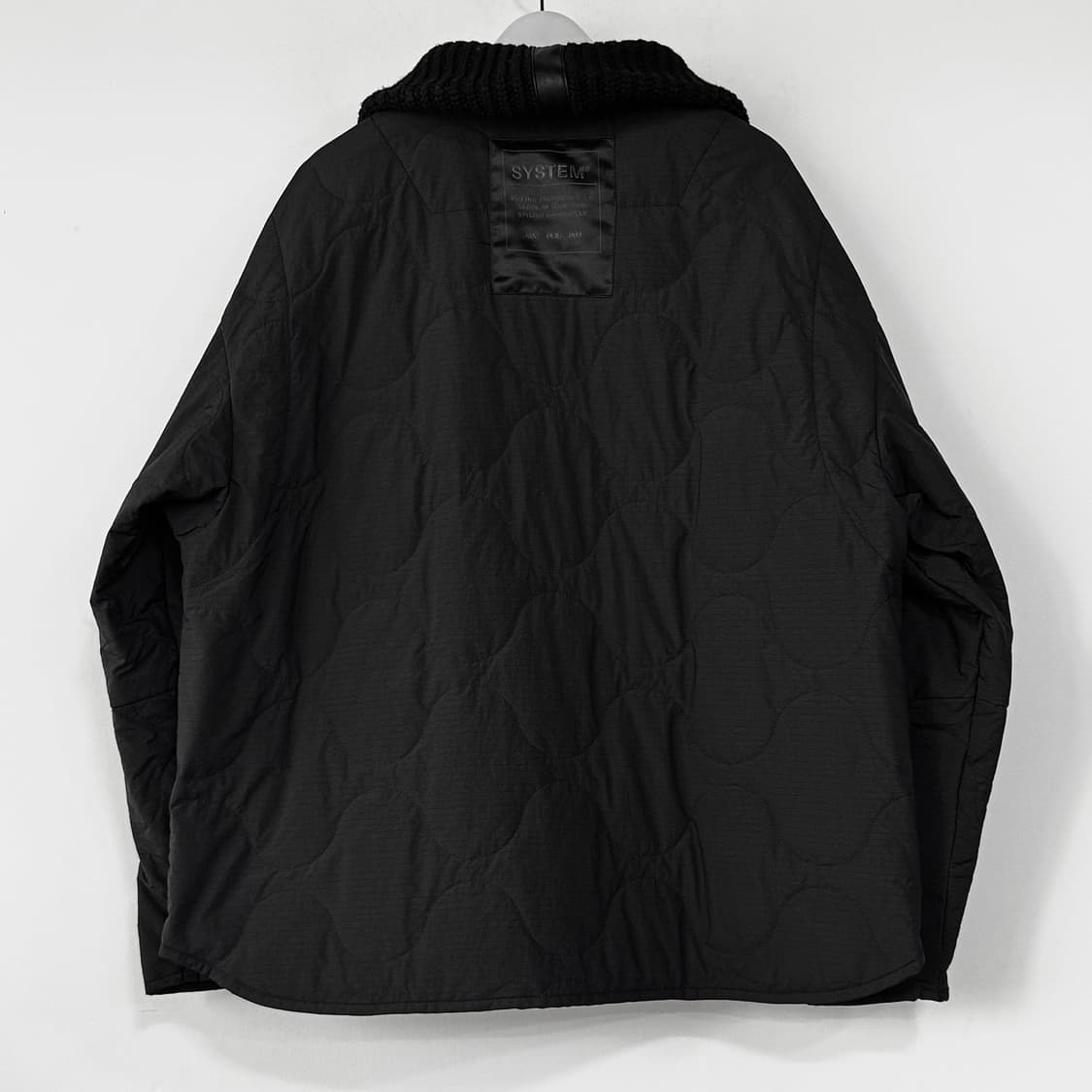 시스템옴므 23 니트 카라 퀼팅 패딩 점퍼 상품이미지6