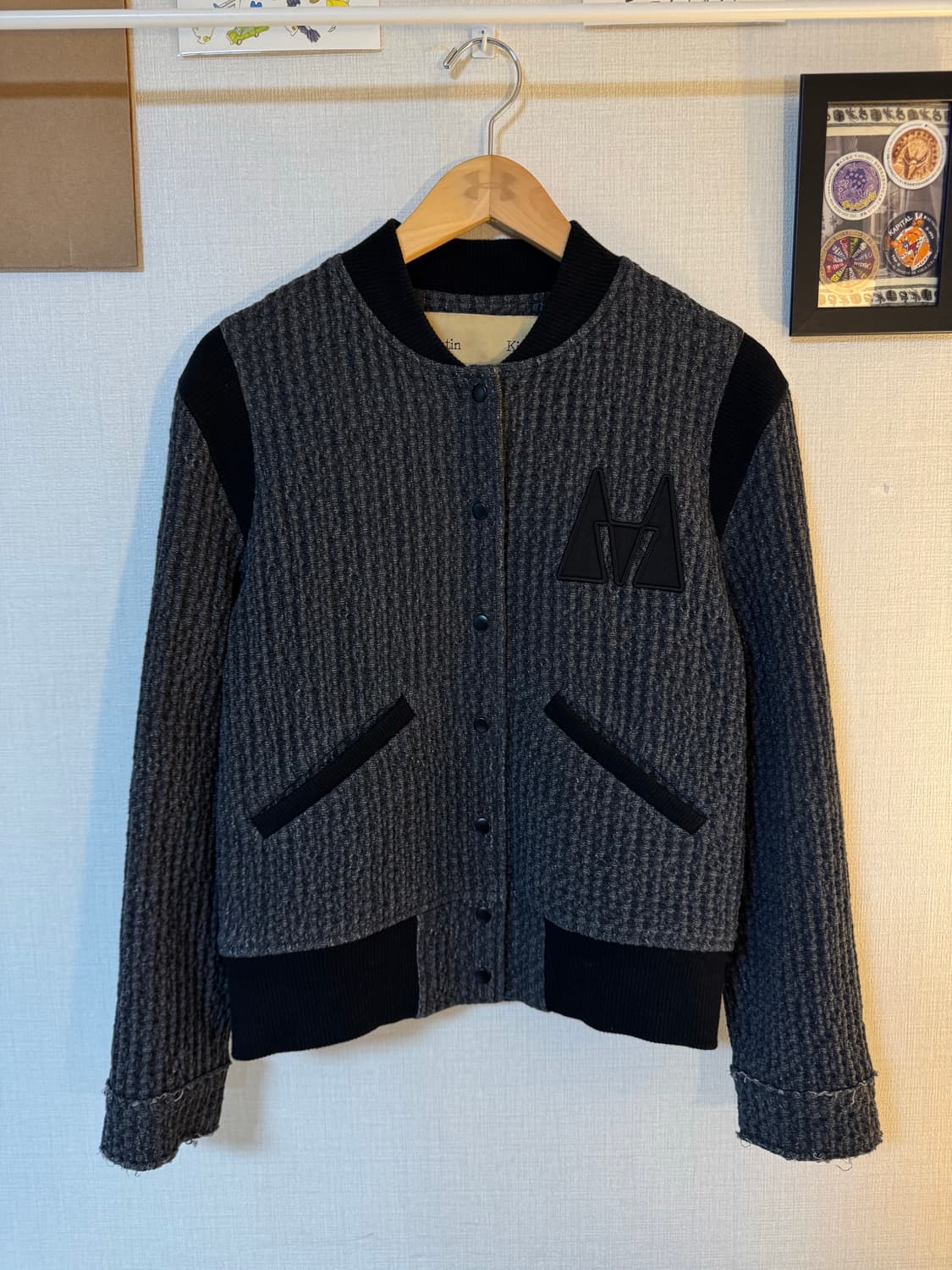 [F]마뗑킴 심볼 스타디움 점퍼 자켓 상품이미지1