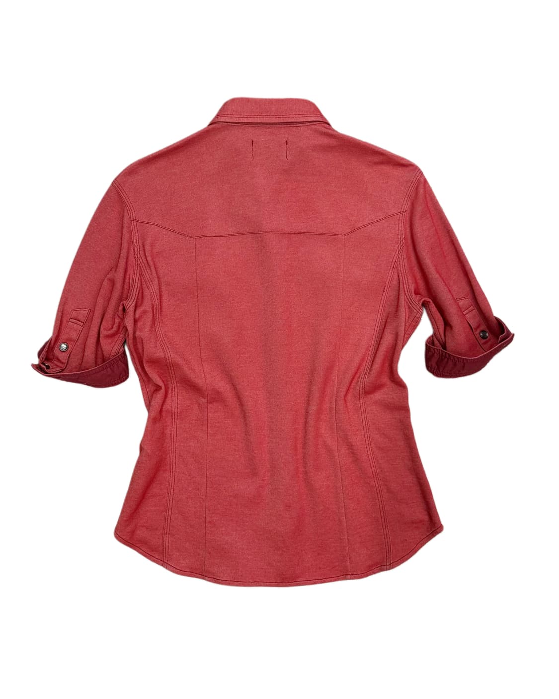 NICOLE CLUB melange red western shirt 상품이미지4