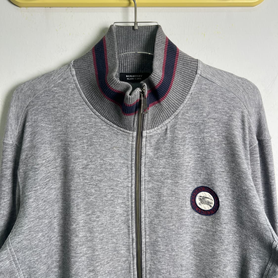 버버리 블랙라벨 그레이 트랙 집업 자켓 상품이미지4