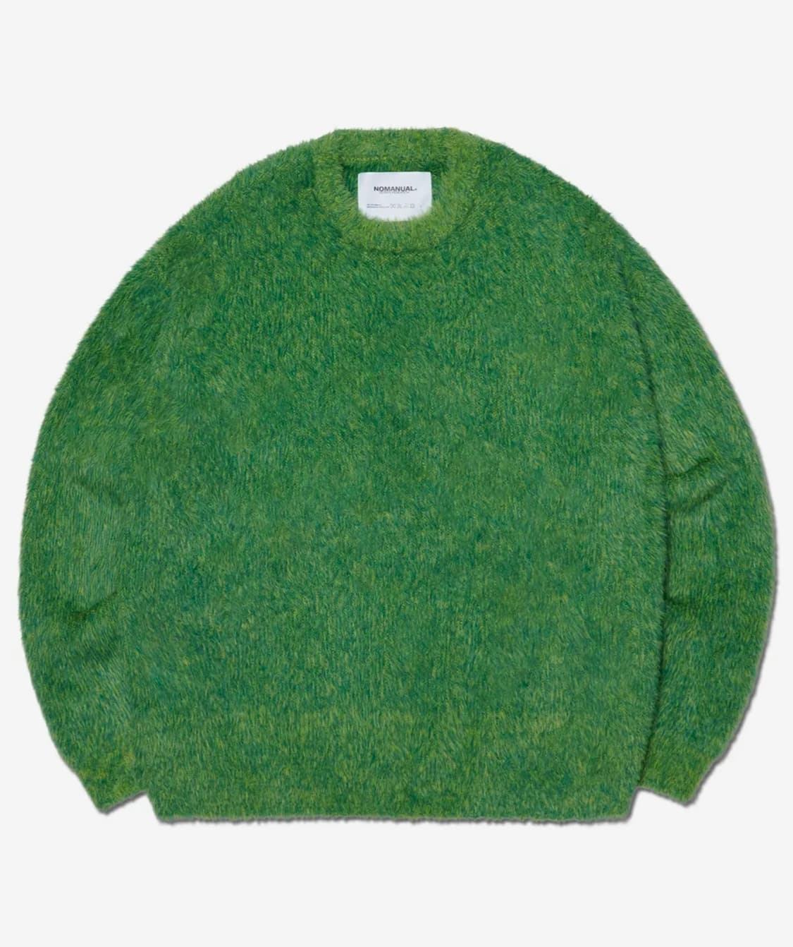 노매뉴얼 헤어리 그린 니트 상품이미지1