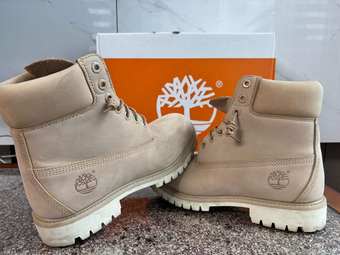 팀버랜드 워커 부츠 7W 베이지 상품이미지5