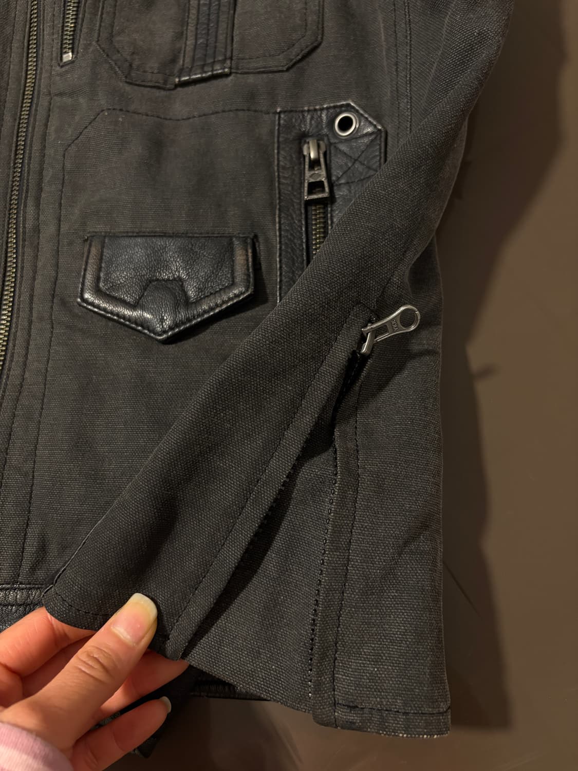 할리데이비슨 가죽 조끼 상품이미지8