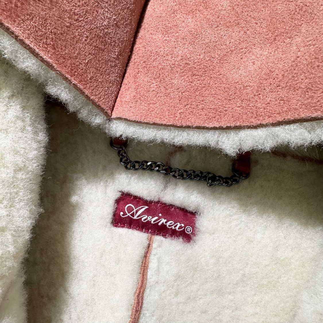 아비렉스 시어링 무스탕 후드 자켓 상품이미지6