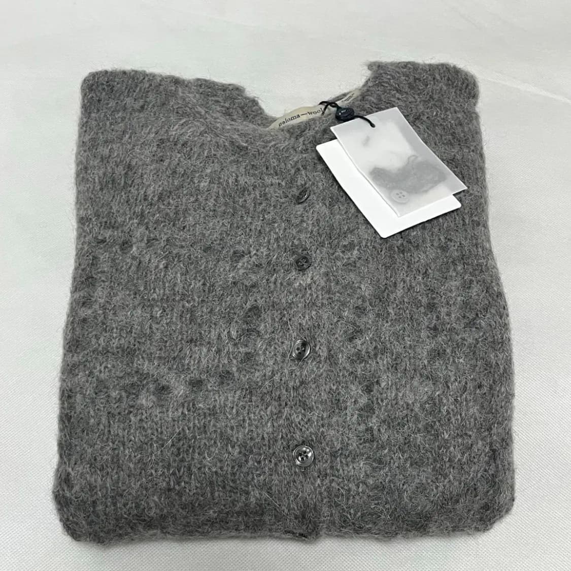 [M]팔로마울 Dove 알파카 가디건/그레이 상품이미지4