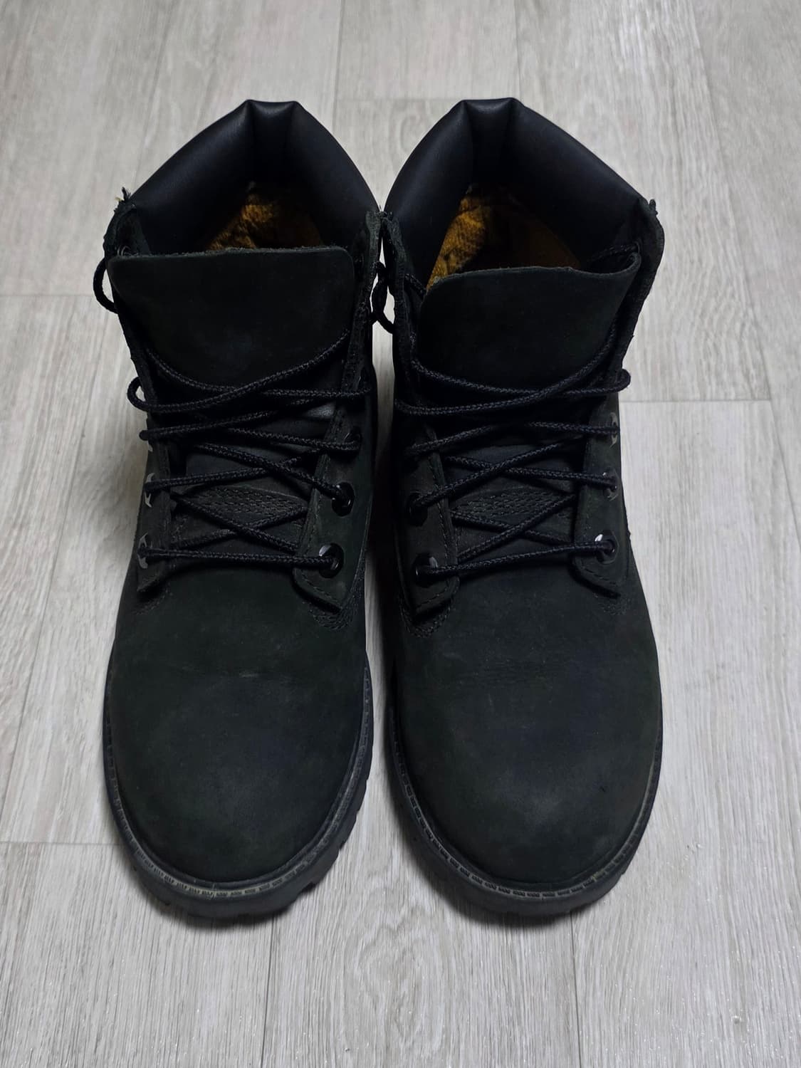 (220~225)팀버랜드 6인치 워터푸르프 블랙 여성부츠 상품이미지1