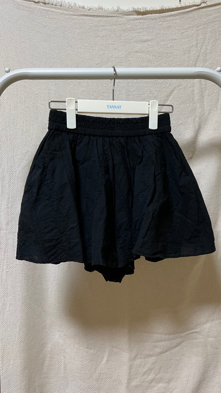 타낫 레이스 밴딩 쇼츠(블랙) 상품이미지1