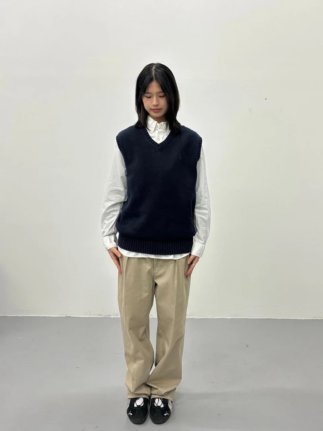 Polo Ralph Lauren Navy Knit Vest 상품이미지1