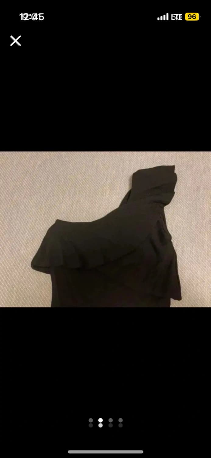 H&M 블랙 원숄더 탑 S 상품이미지2