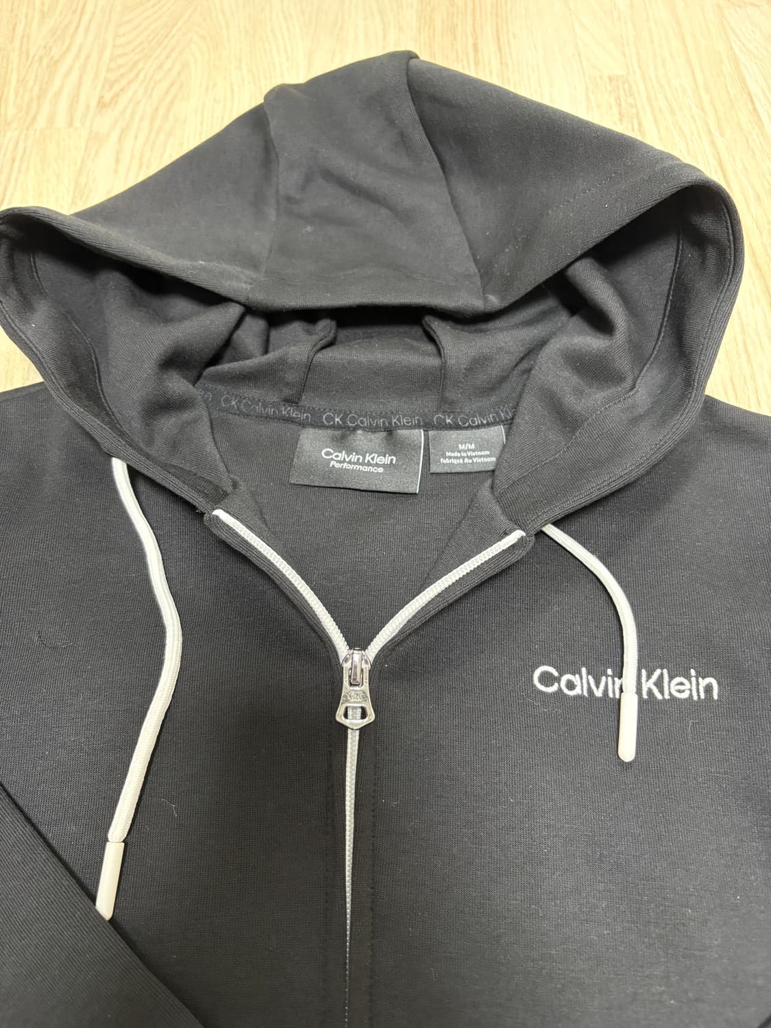 CK 블랙 후드 집업 M 상품이미지2