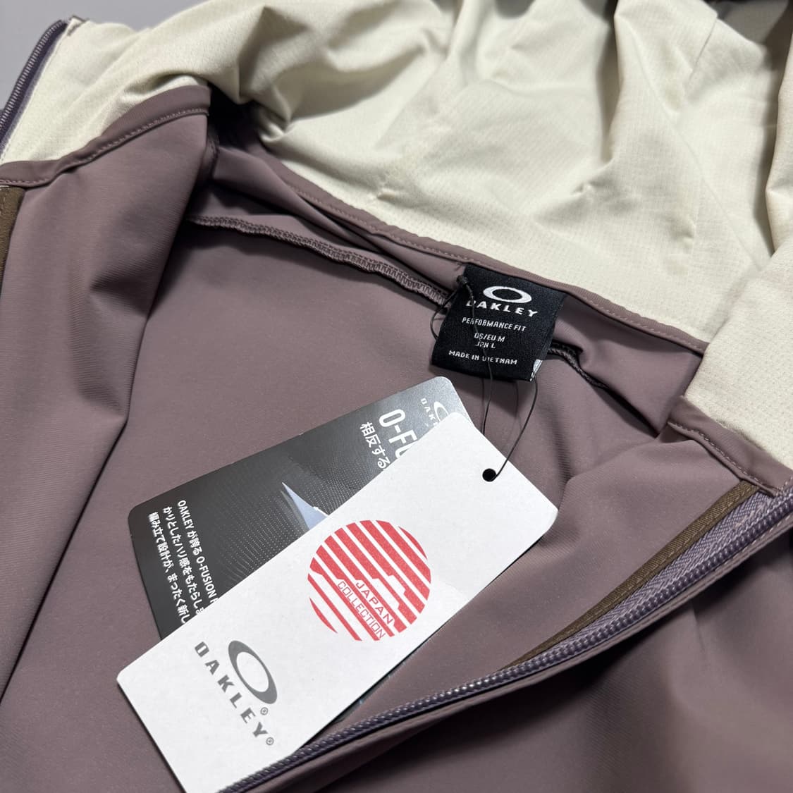 오클리(OAKLEY) 인디핑크 서클로고 퓨전 플랙스 후드 트레이닝 집업 상품이미지5