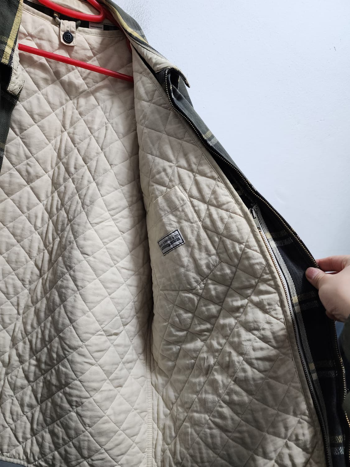 90s 리바이스 화이트탭 플란넬 자켓 (내피포함) 상품이미지7