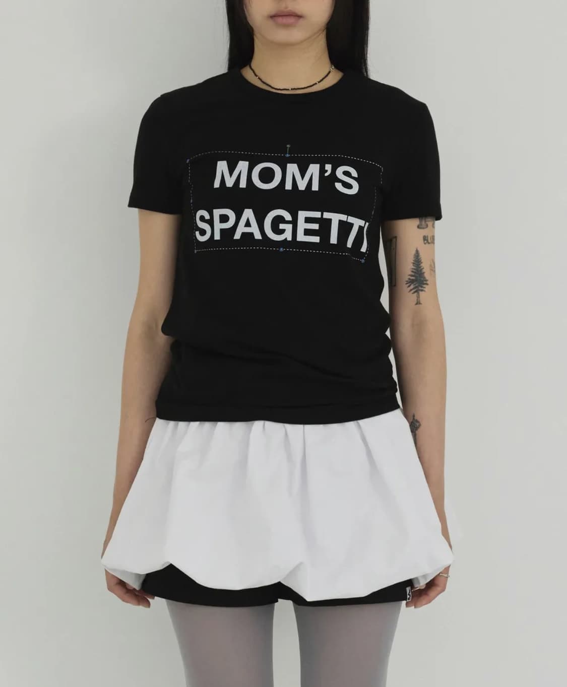 미와이후 반팔 MOMS SPAGETTI EDIT TEE 상품이미지1