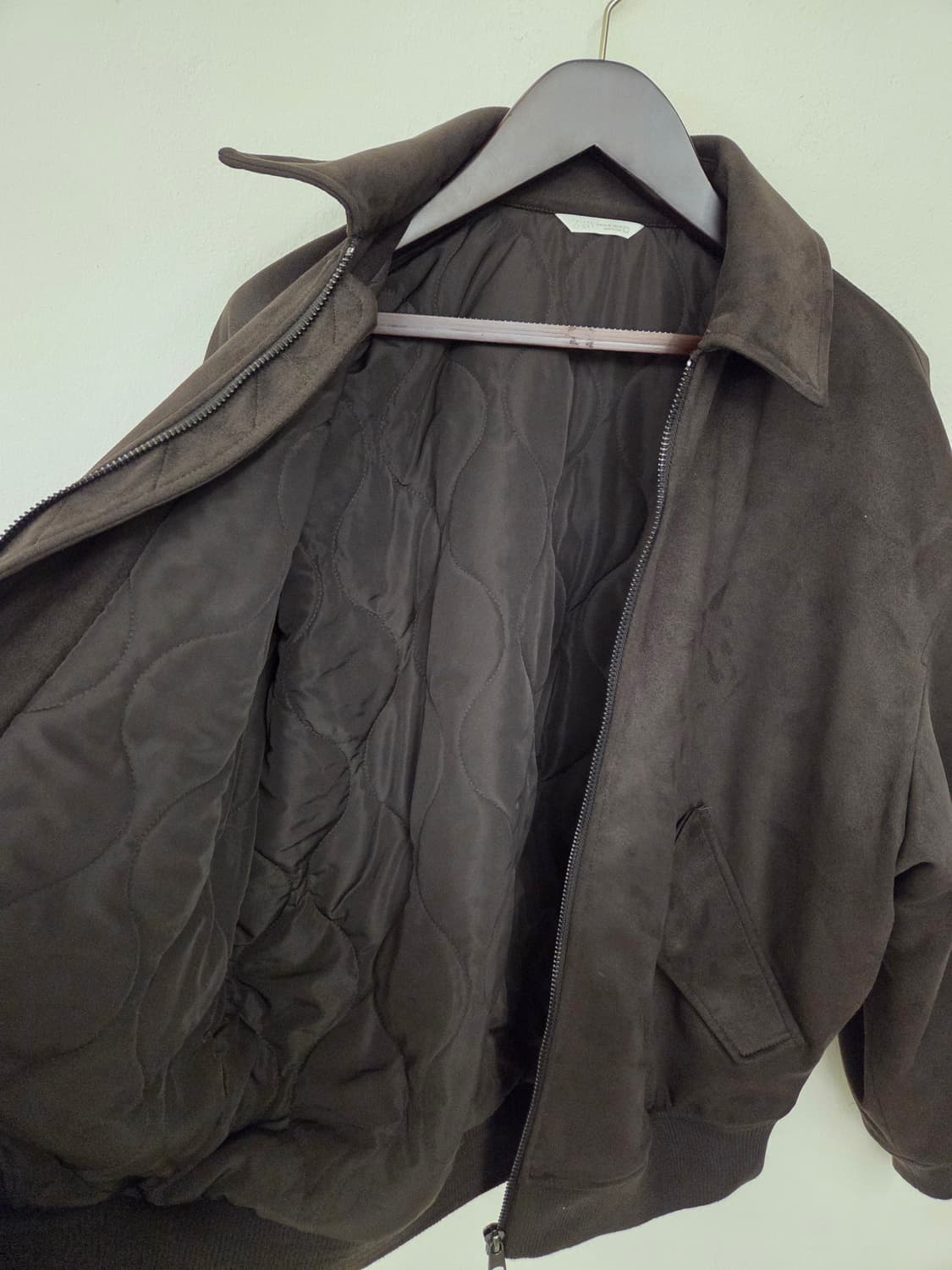 자라 스웨이드 블루종 자켓 상품이미지5