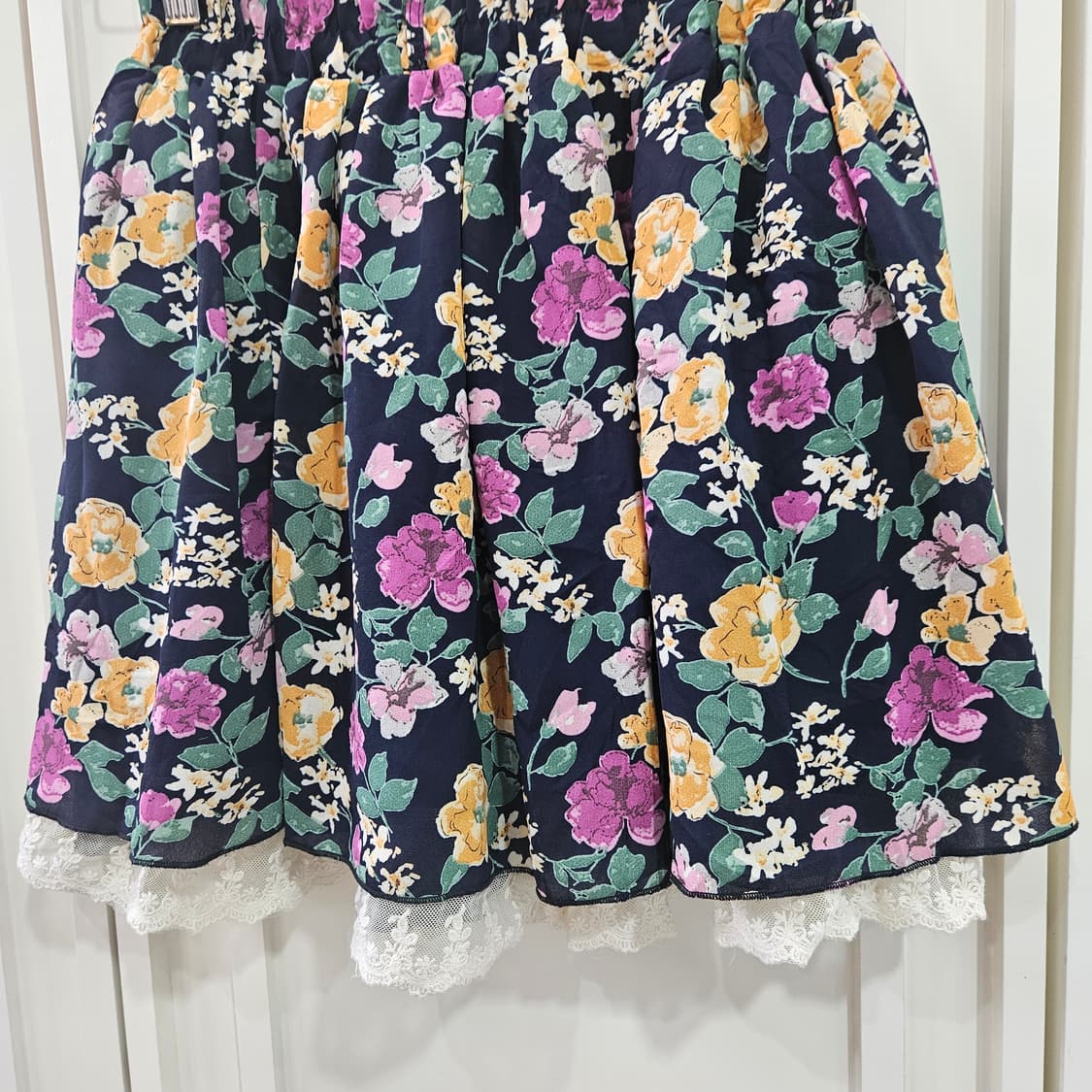 플라워 레이스 레이어드 스커트 상품이미지3