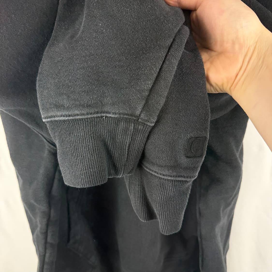 M) 커버낫 C로고 후드 티 블랙 상품이미지4