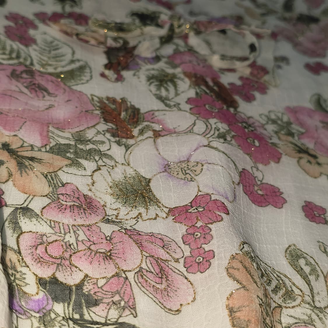 보헤미안 로즈글리터st 리본모리걸 시스루 슬리브블라우스 상품이미지7