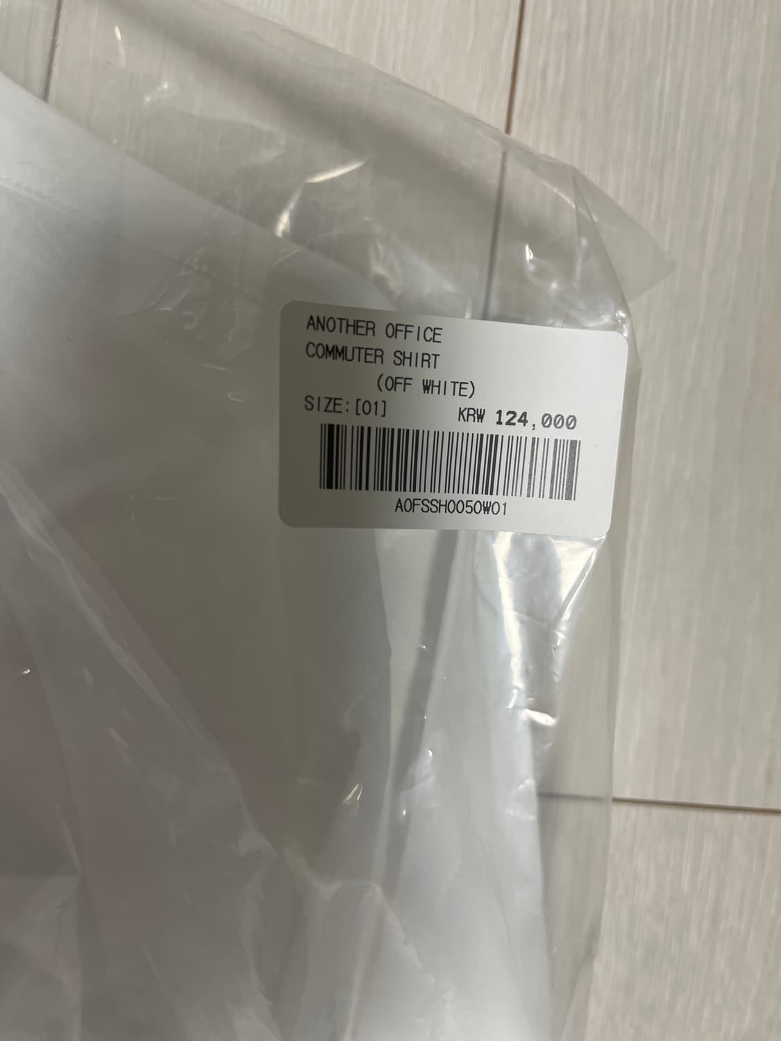 (새제품) 어나더오피스 셔츠 화이트 상품이미지4