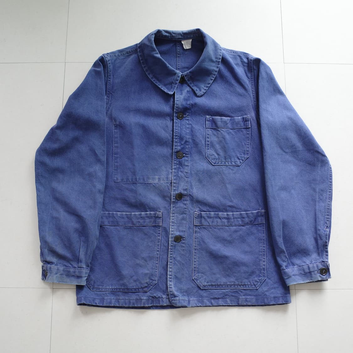 70s 프렌치 빈티지 클럽카라 워크 초어 자켓 (95) 상품이미지1