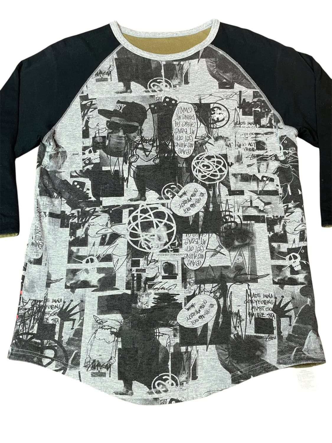 Stussy x futura 콜라보 리버시블 반팔티 상품이미지2