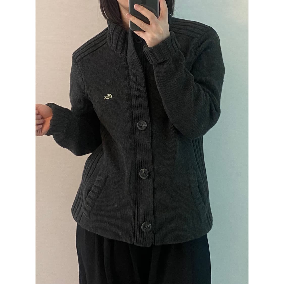 라코스테 니트 집업 상품이미지2