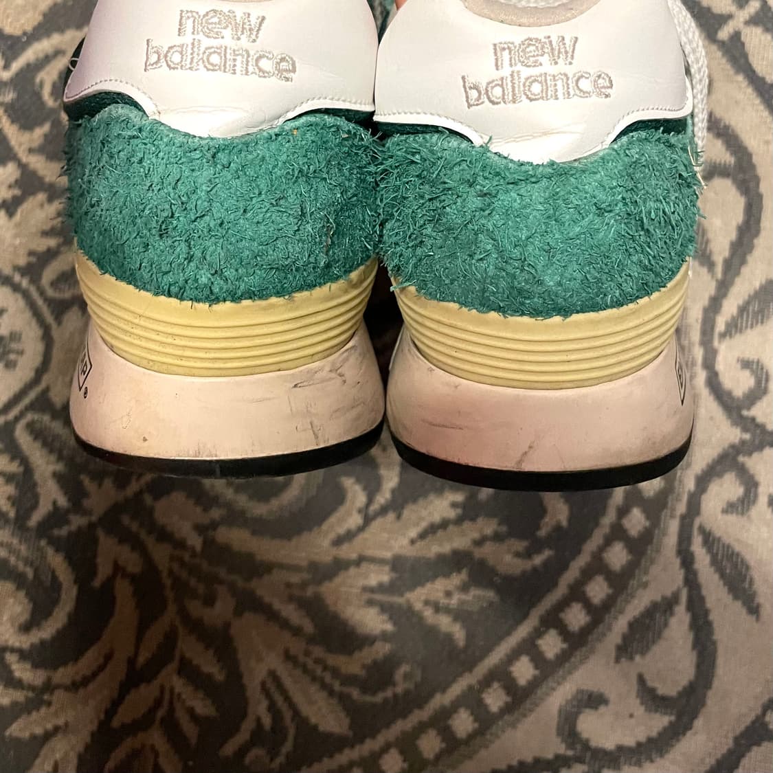 뉴발란스 X 에임레온도르 1300 그린 스니커즈   상품이미지5