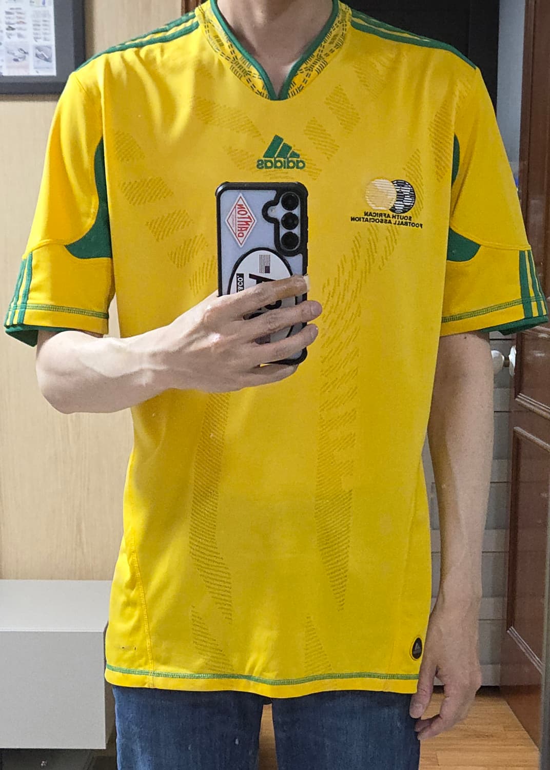 (착샷) 아디다스 남아공 국가대표 유니폼 져지 10-11 시즌 상품이미지9