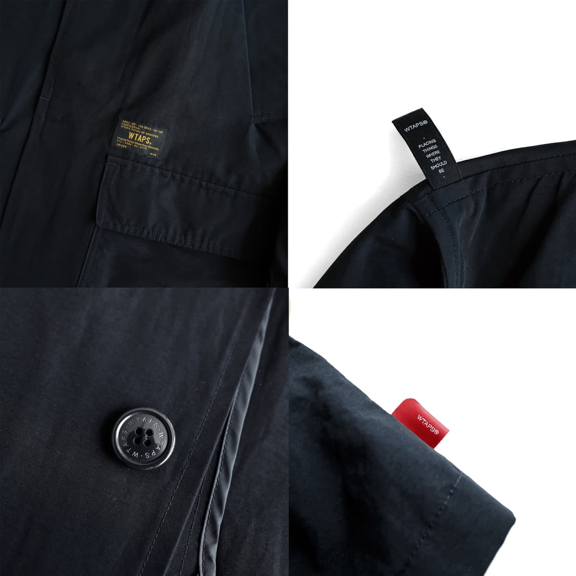 더블탭스 수티앵 칼라코트 네이비 2(100) wtaps 상품이미지5