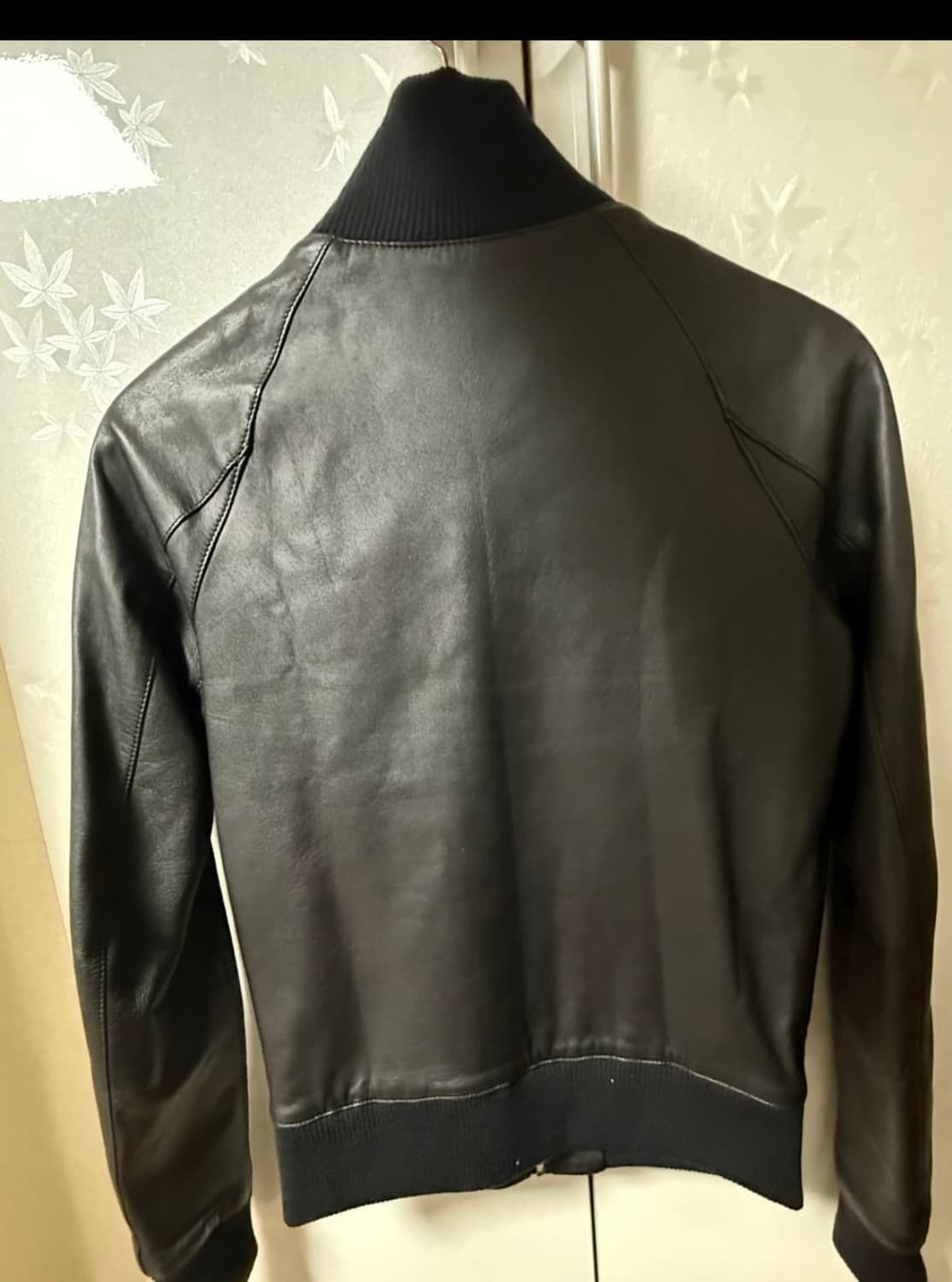 리튬 옴므 램스킨 하이넥 레더가죽 자켓 상품이미지4