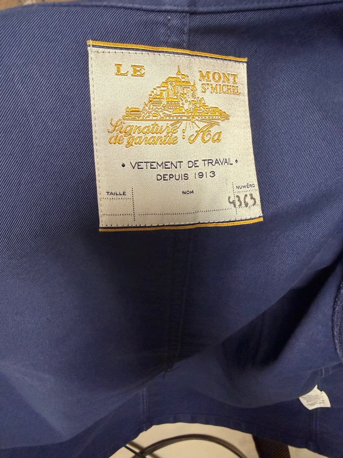 르몽생미셸 몰스킨 워크자켓 사이즈 46 상품이미지4