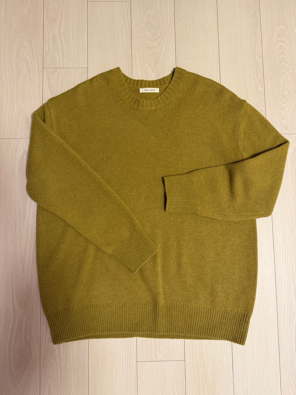 헤이그 haag a round knit olive 상품이미지9